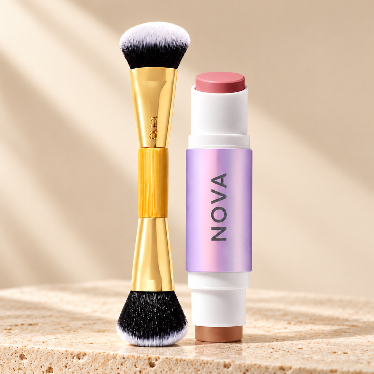NOVA V9 Variant — Soft Pink · Nude Beige